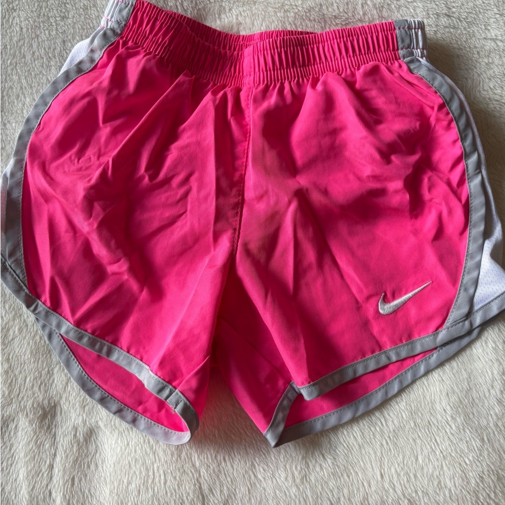 Nike Pink and Gray Athletic Tempo Shorts Lightweight